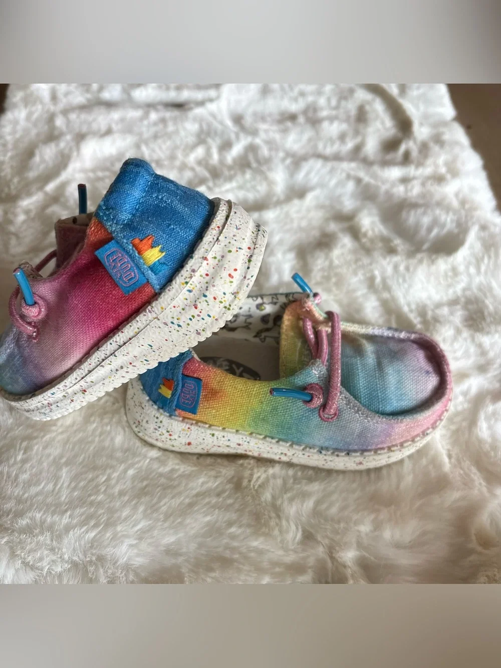 6/$20 Hey Dude Toddler Wendy Dreamer Magic Casual Multicolor Shoes K6